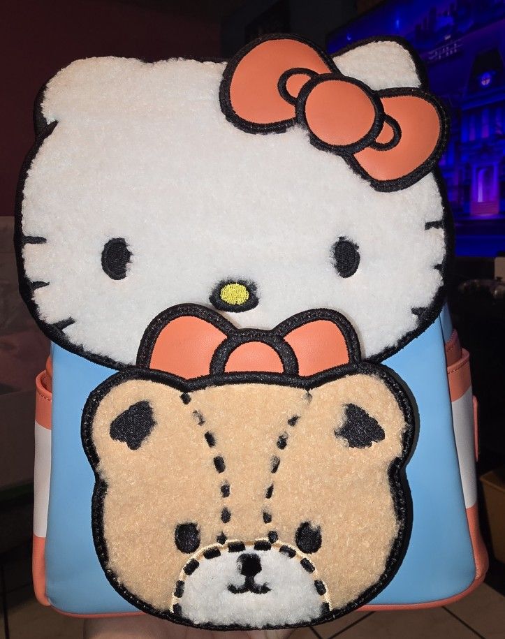 Mini Backpack-Loungefly Sanrio Hello Kitty & Bear