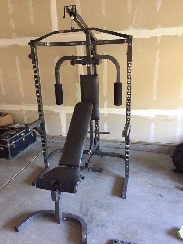 BodySmith ProSystem Power Rack with Pull Down and attachments for Sale in DuPont WA OfferUp