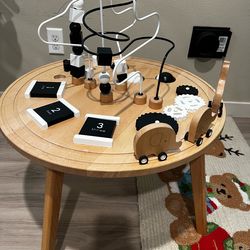 Crate & Kids Wooden Activity Table