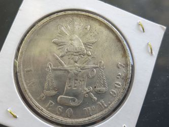 1872 Un peso.   m. 9027