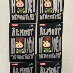 Labubu POPMART Monsters Almost Hidden 1 Blind Box NEW (From Japan)