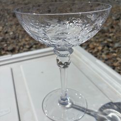 Crystal wine glasses