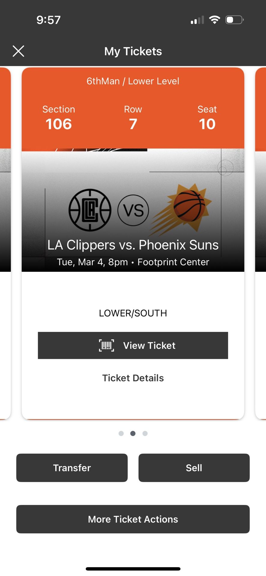 Phoenix Suns V. Clippers