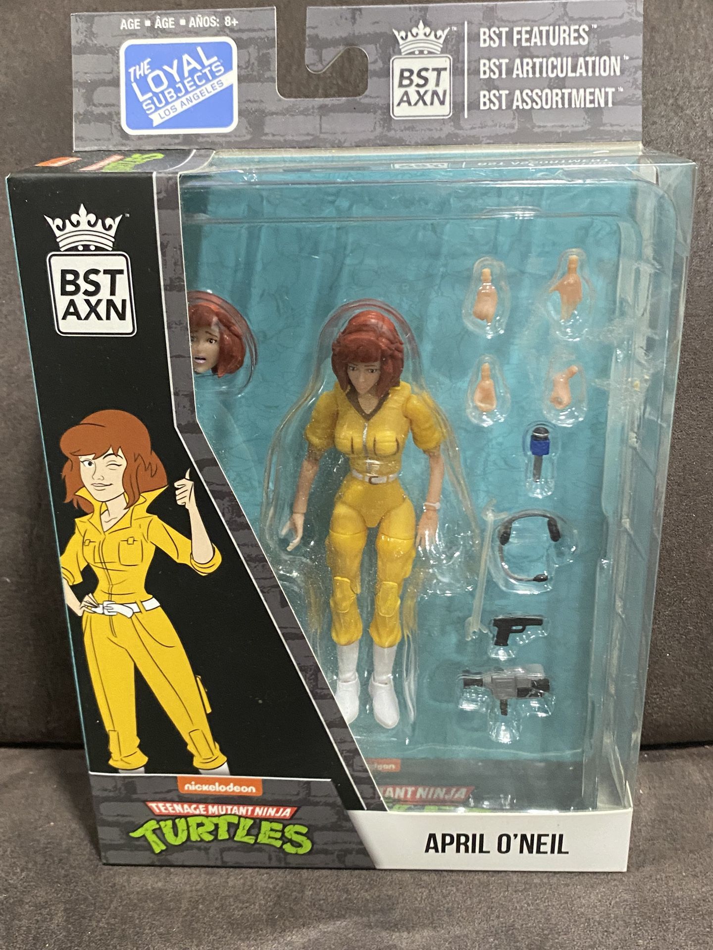 $25- Teenage Mutant Ninja Turtles Tmnt April O’Neil BST AXN Action Figure