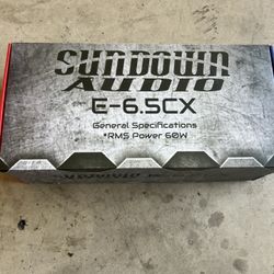 Car Audio - Sundown Audio E-6.5 Cc Two Way Speakers In Pairs 