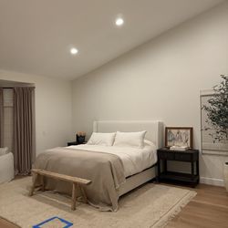 Lulu & Georgia King Bed Frame White