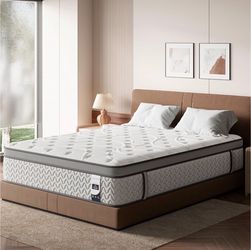 Sleep Firm Queen Mattress 12 Inches. Colchón queen como nuevo