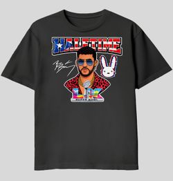 Bad Bunny, Green Day Super Bowl Tshirts