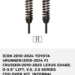 Icon Fj 4Runner Lift Coilovers 