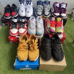 Few Sneakers For Sale! Nikes Jordan’s Adidas And Yeezys! 
