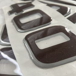 DOMED 3D Vinyl Stickers For Boats , Jetskis , Outboard Motor Kits Available 