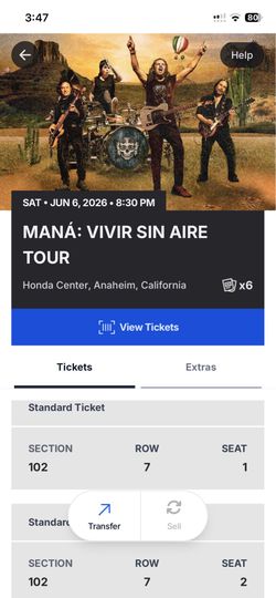 MANA  Vivir sin Aire Tour Saturday June 6