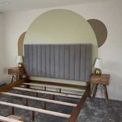 Magnolia Home Monroe King Velvet Upholstered Bed – Joanna Gaines