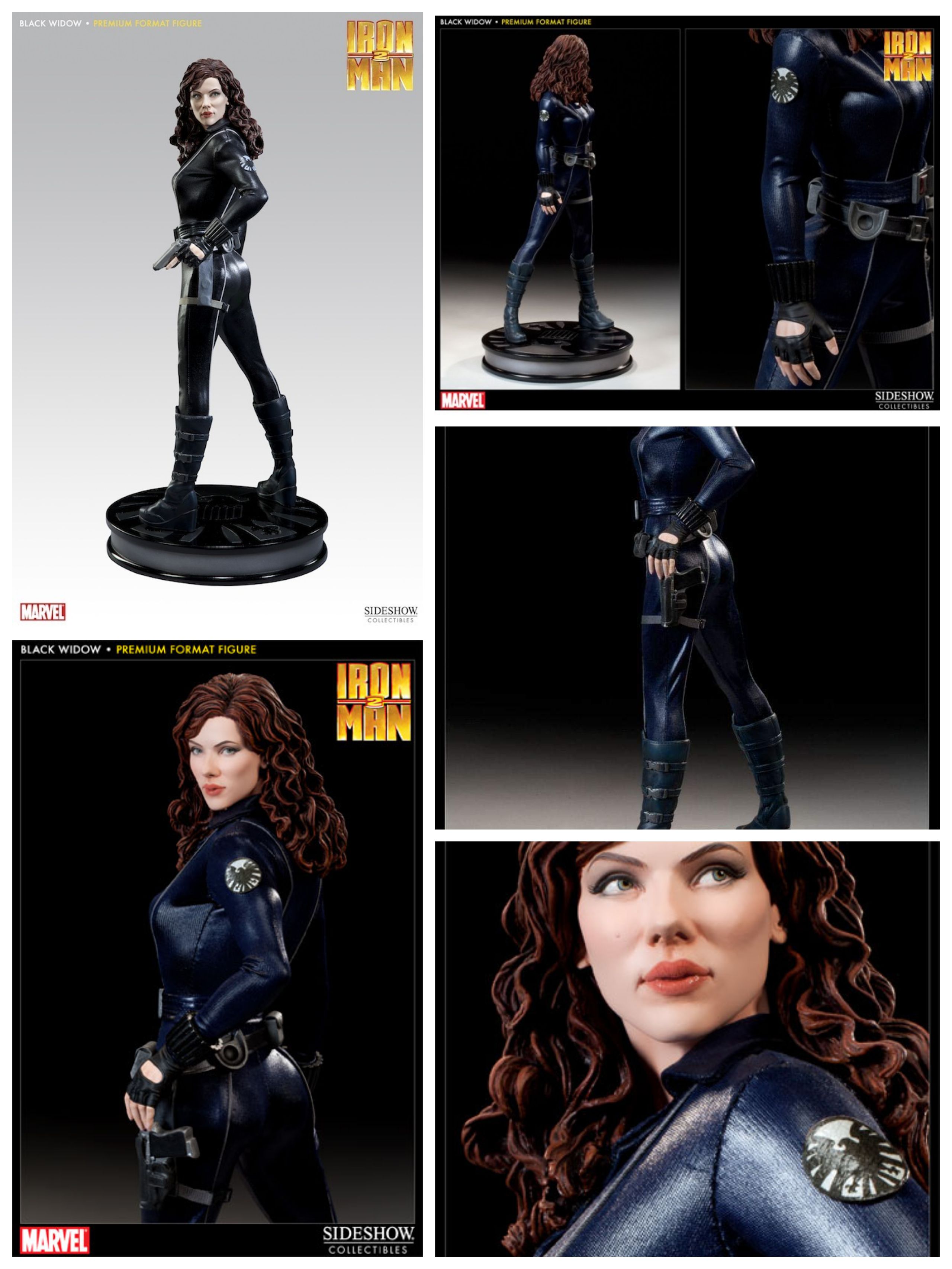 Sideshow Collectibles Marvel Iron Man 2 Black Widow Premium Format Statue Figure