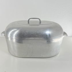 VTG Wagner Ware Magnalite #4269 Sidney-0 17 Qt Roaster Oven & Lid NO TRIVET