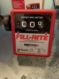 Fill-Rite Mechanical Flow Meter