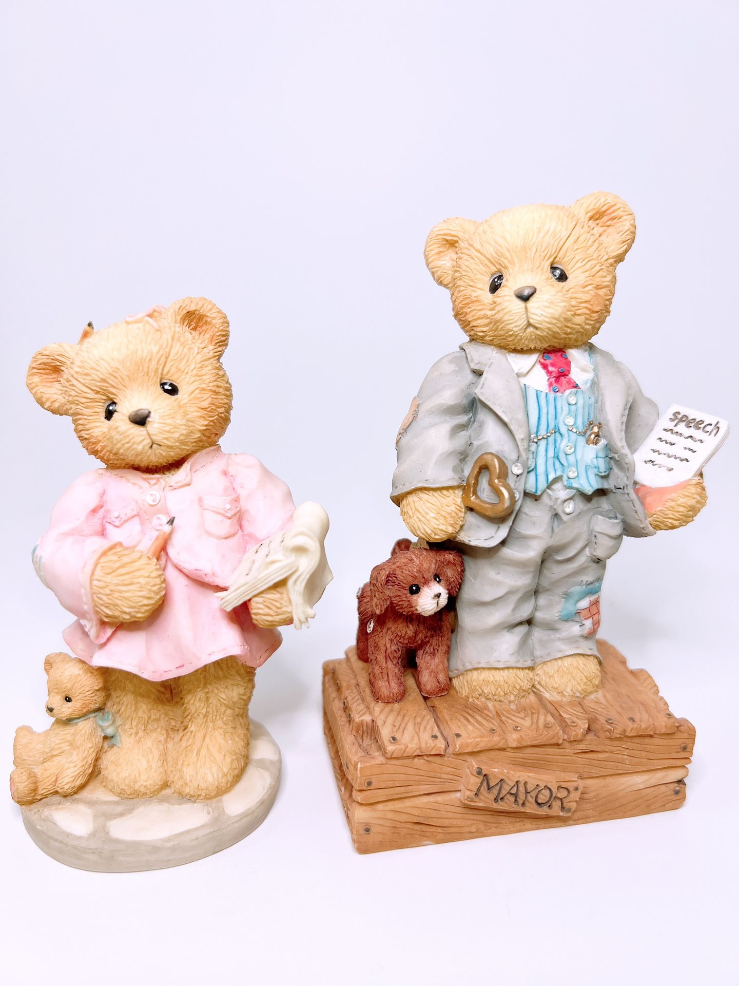 Cherished Teddies 1995 Membears Only Figurines