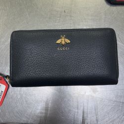 Gucci Metal Bee Wallet