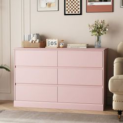 Pink Dresser assembled