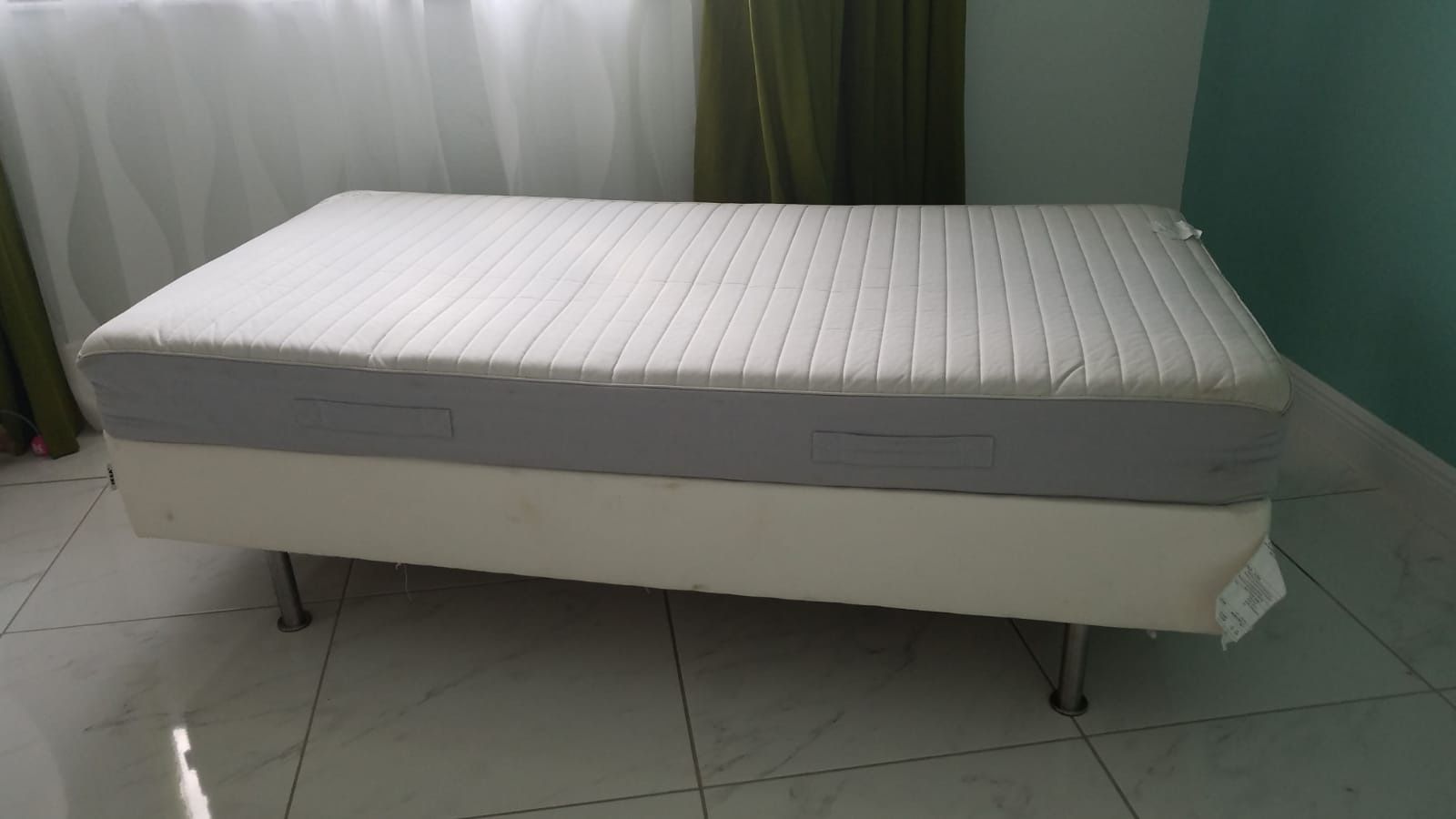 Ikea Twin-Size Bed. Sultan Aram box & Hurva mattress. for Sale Miami, - OfferUp