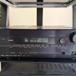 Onkyo Ht R550 Receiver And Five Speakers 