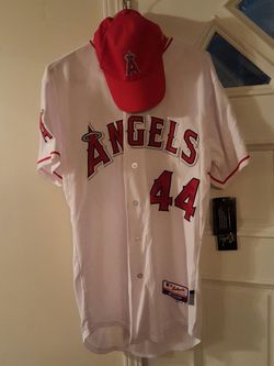 White Mark Trumbo 44 Los Angeles Angels of Anaheim Authentic Jersey