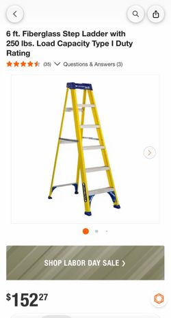 Werner 6 Ft ladder
