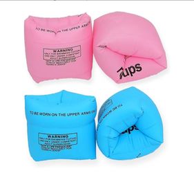 New 2 Pack Arm Floaties for Kids and Adults- Inflatable Floaties for Kids 6-12yrs, Blow up Water Wings for Toddlers