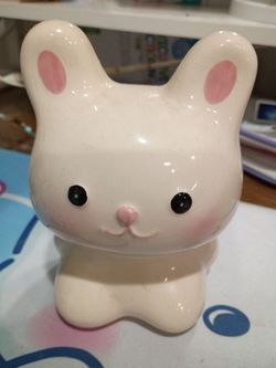 Cute bunny piggy bank