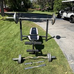 Weight  Bench With Weights
