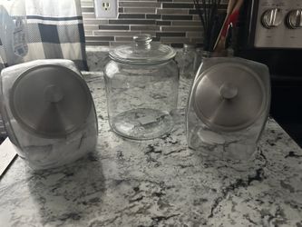 Glass Cookie Or Anything You Need To Store In Glass Containers