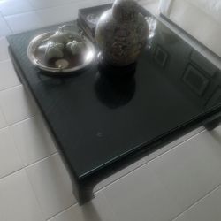 Kreiss Leather Cocktail Table