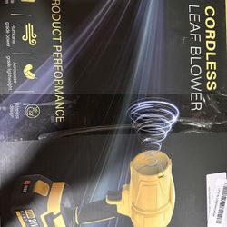 Cordless Leaf Blower With One Battery 