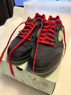 Air Jordan 5 Low SP - Black/Red- Green - Size 11.5