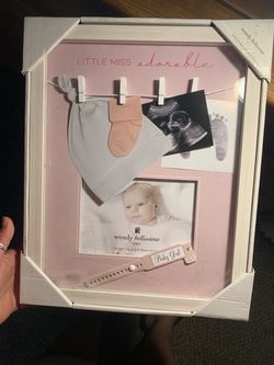 Wendy Bellissimo Baby Girl Keepsake Picture Frame