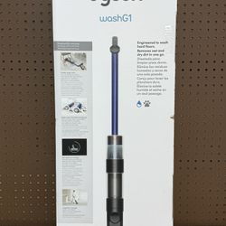 NEW! Dyson Wash G1 Stick Vacuum Battery Wet Bagless Black/Blue - SEALED