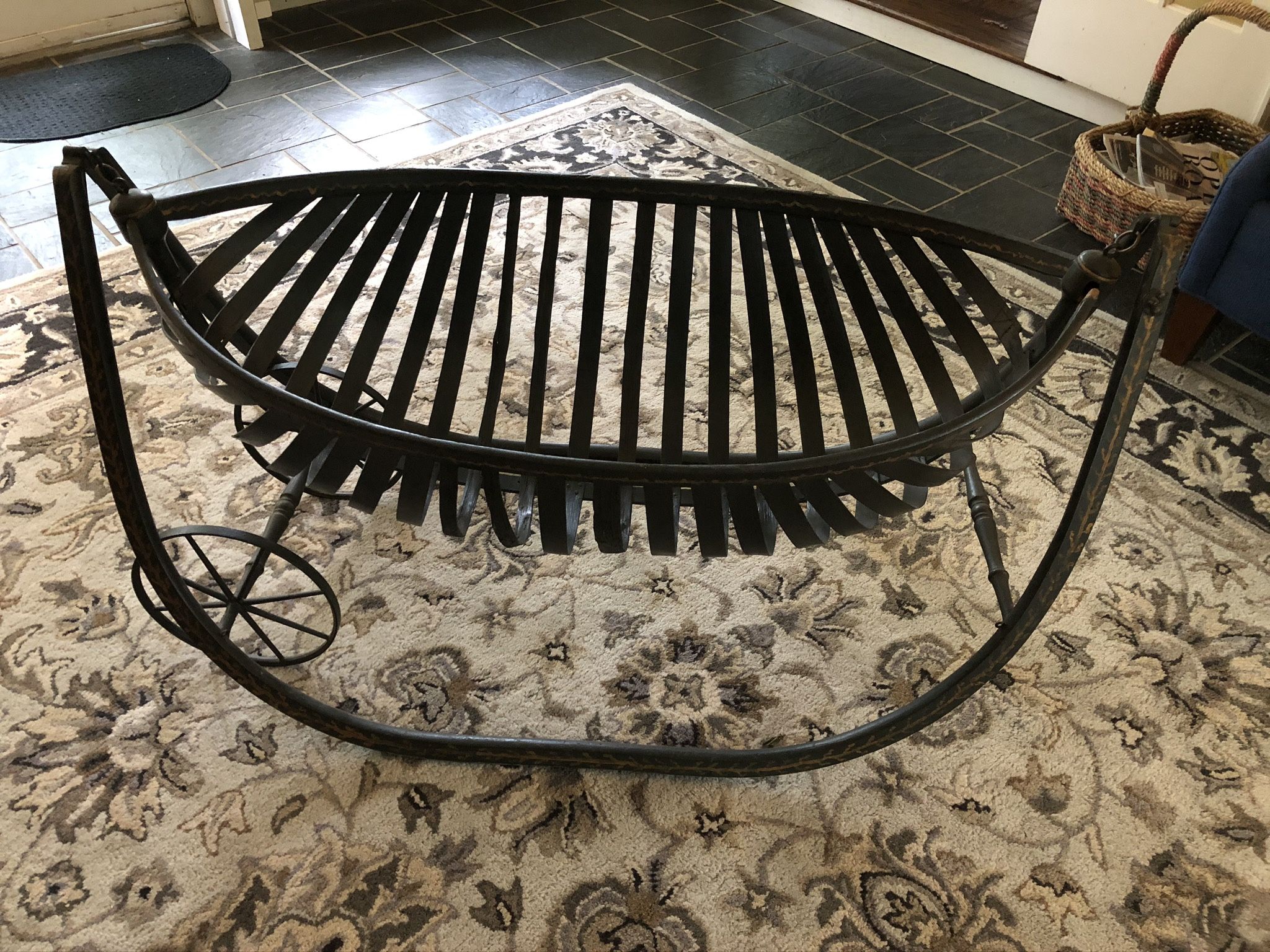 Antique Wooden Field Cradle