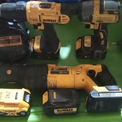 Big 3 DeWalt Tool Setup