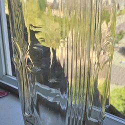 Glass Face Flower Vase