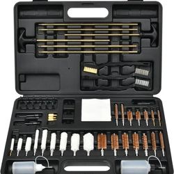 GLORYFIRE Universal Gun Cleaning Kit Gun Brushes for Pistol,Handguns,Shotguns,Rifles, Elite Brass Rods and Wire Rope,Gun Gifts for Men