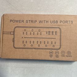 Power Strip W/ USB 