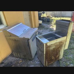 Fridge And Deep Fryer 