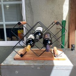 Wine rack With 3 Bottles