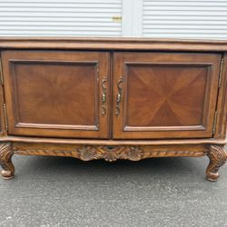 Solid Wood Media Cabinet / Buffet