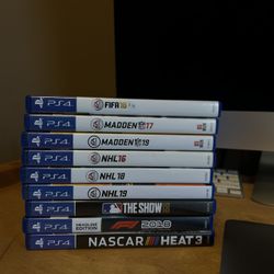 PS4 Games (set Of 9)