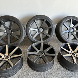 DUB 24’s  Wheels  Cadillac Escalade Yukon Tahoe  Denali OBO