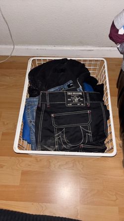 Basket of clothes