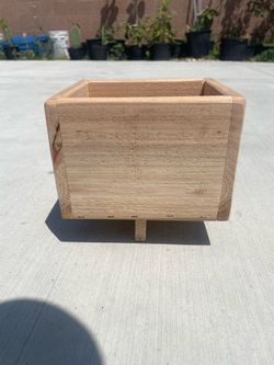 Wooden planter