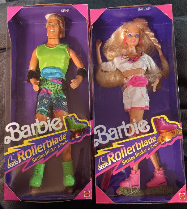 Rollerblade Barbie and Ken Set
