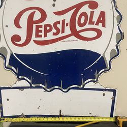 Pepsi Porcelain Sign